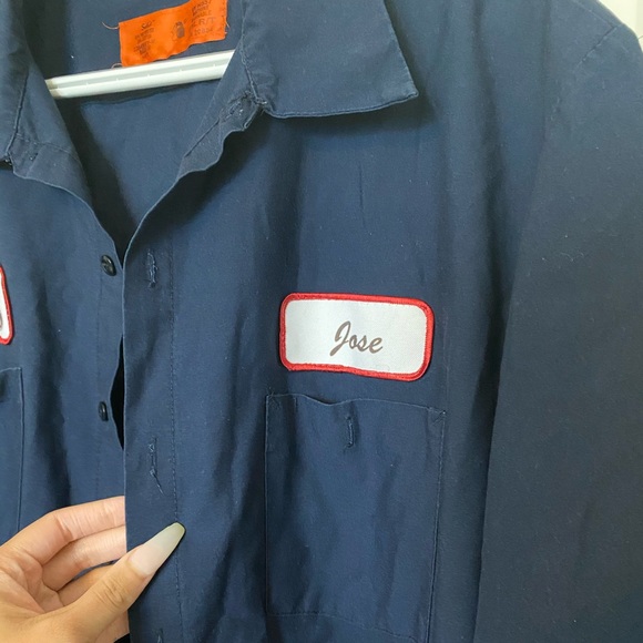 Vintage Navy Work Shirt - Picture 4 of 5